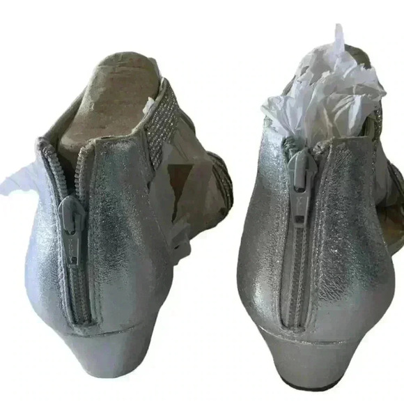 Alex Marie Shoes Womens Size 10M Sparkle shimmery Formal Dressy Open Toe Sandals - Picture 7 of 10